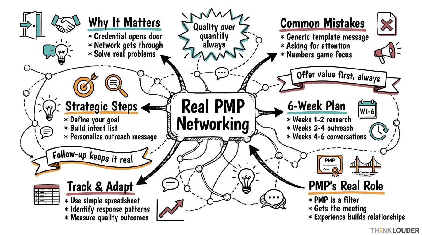 PMP Networking Strategy: How to Build Real Connections in 6 Weeks